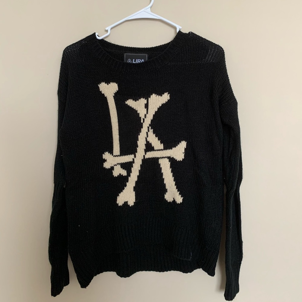 Black Logo Sweater